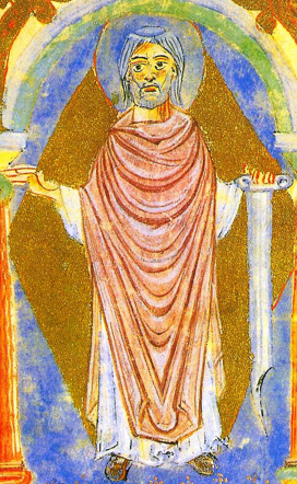 Heiligenbild aus dem Mittelalter